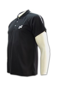 P177 短袖polo恤訂做　短袖polo恤製造商    黑色